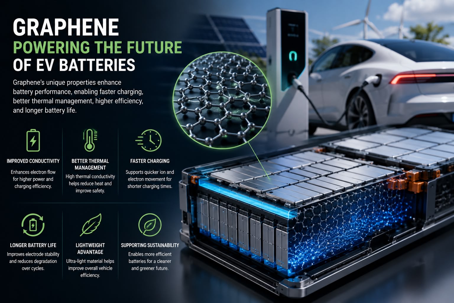 Why Graphene is Becoming a Key Material for EV Battery Development